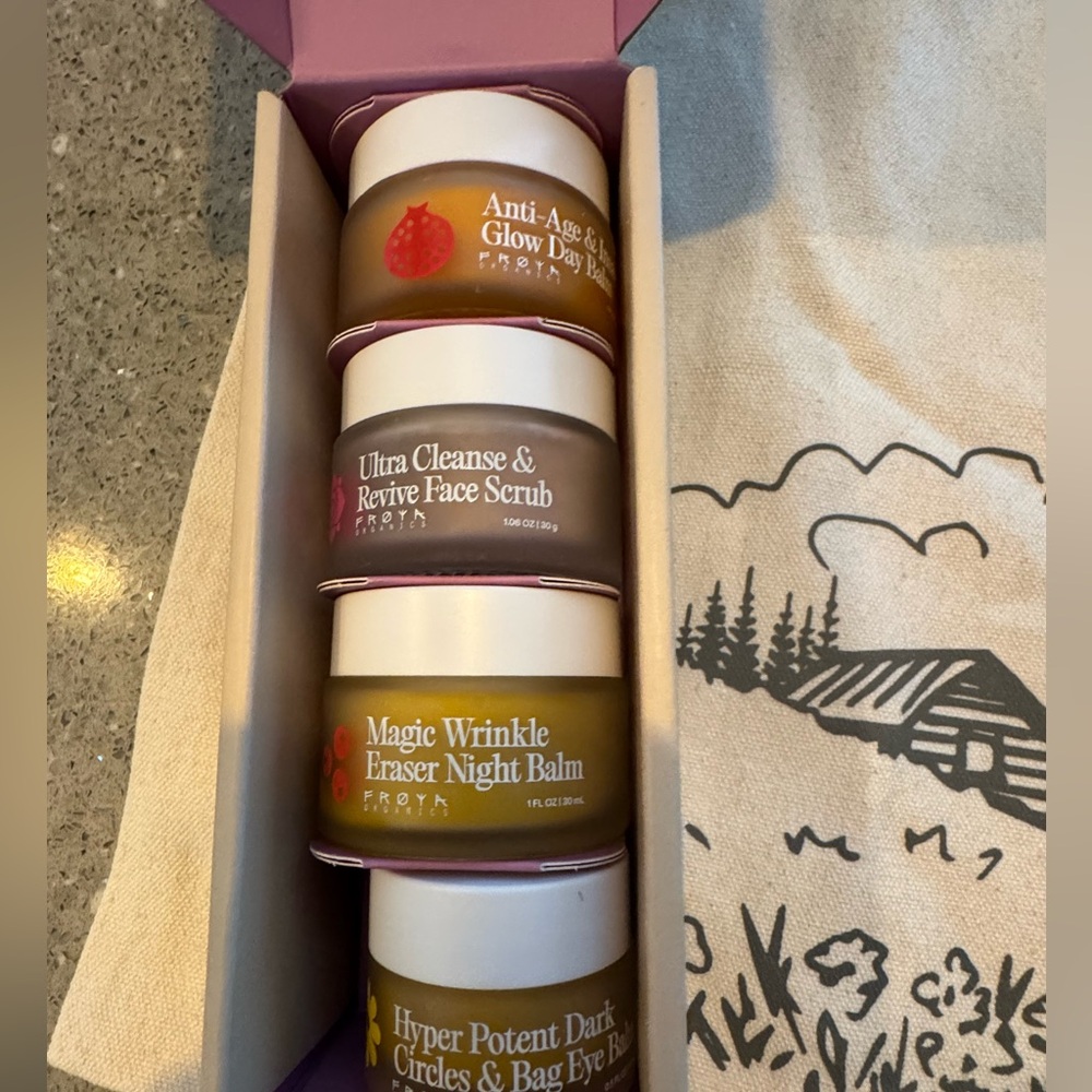 Froya mature skin essentials.